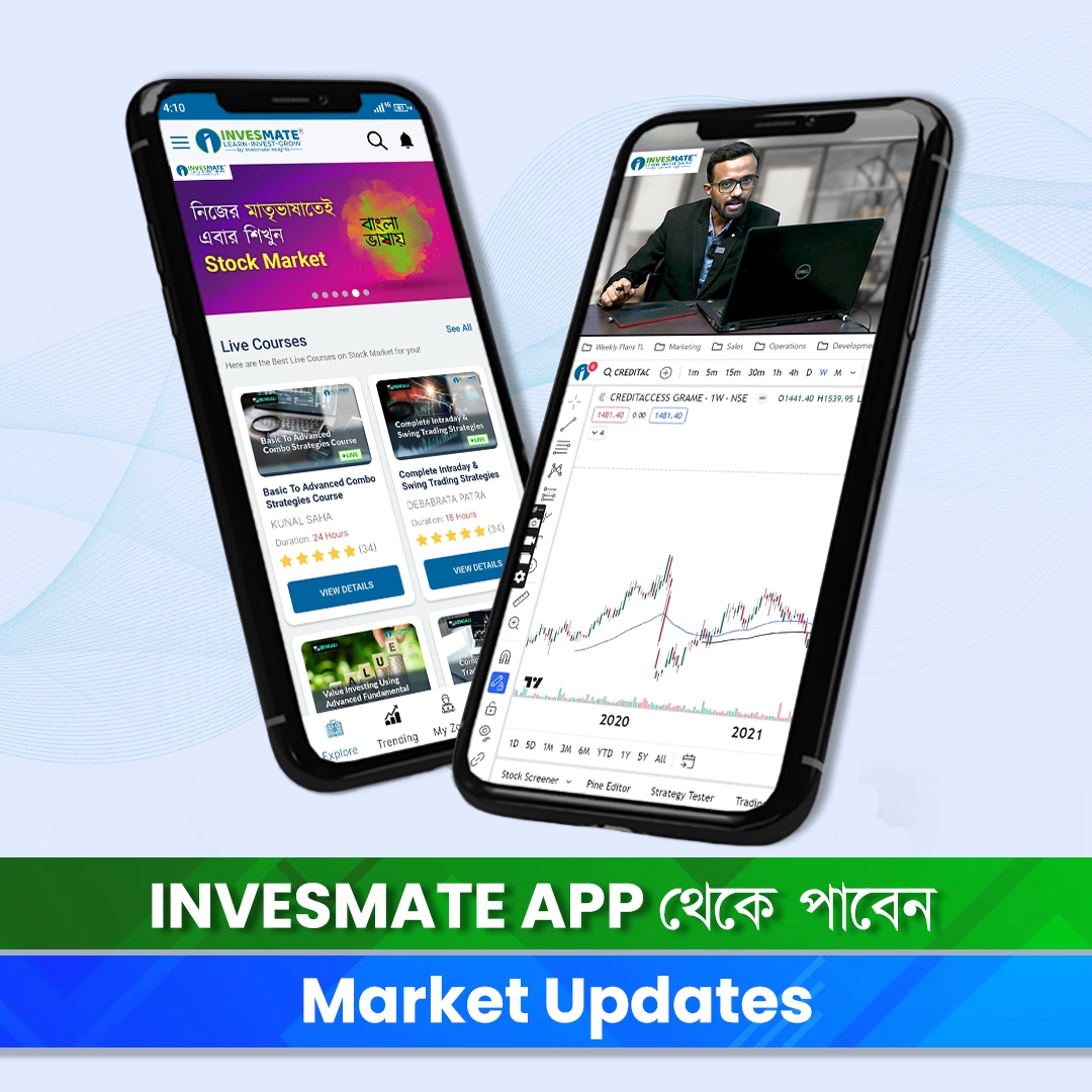 INVESMATE APP থেকে পাবেন Market Updates