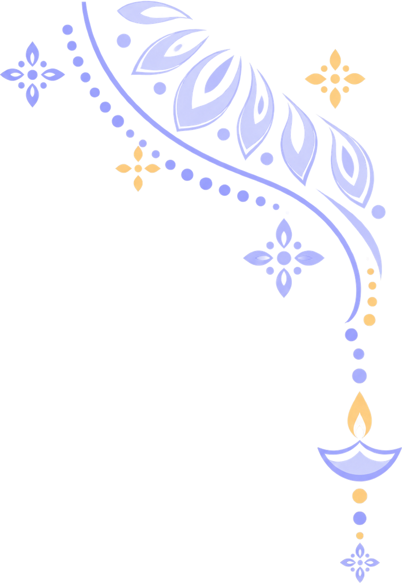 Corner Diya Ornament